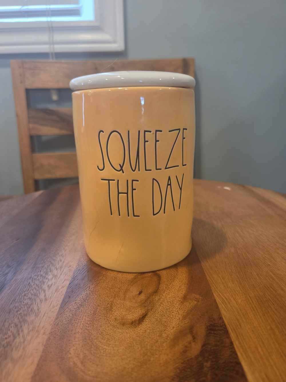 Rae Dunn Squeeze The Day Candle